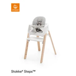Chaise Steps™ Blanc / Naturel De Stokke® 8 Chaise Steps™ Blanc / Naturel De Stokke® -Bébé Produits Boutique 01005642 3
