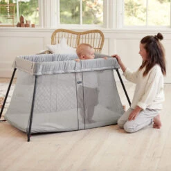 Lit Parapluie Light Argent De BabyBjörn 15 Lit Parapluie Light Argent De BabyBjörn -Bébé Produits Boutique 01012203 8