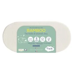 Matelas De Couffin Bambou Ecru De P'tit Lit