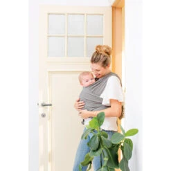 Écharpe De Portage Tricot-Slen Organic Extensible Bio Taupe 540 Cm De Babylonia -Bébé Produits Boutique 01067841 3