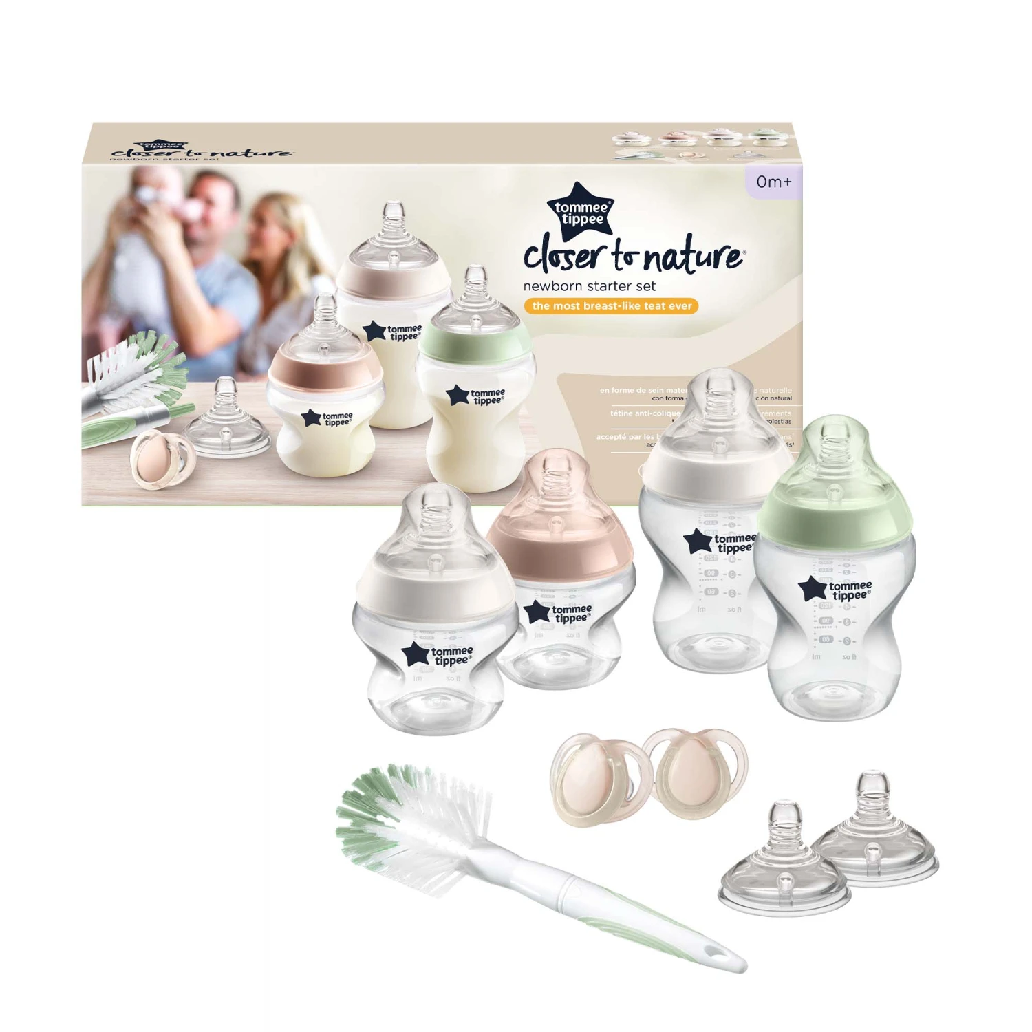 Kit Naissance 0m+ Transparent De Tommee Tippee 2 Kit Naissance 0m+ Transparent De Tommee Tippee – Image 2