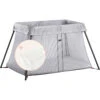 Lit De Voyage Light + Drap Housse Argent De BabyBjörn