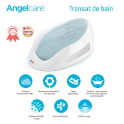 Transat De Bain Gris De Angelcare -Bébé Produits Boutique 01083040 10