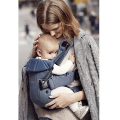 Porte-bébé One Bleu Denim / Nuit Cotton Mix De BabyBjörn -Bébé Produits Boutique 01098333 3