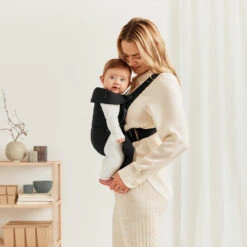 Porte-bébé Mini Noir Coton De BabyBjörn 12 Porte-bébé Mini Noir Coton De BabyBjörn -Bébé Produits Boutique 01102885 3