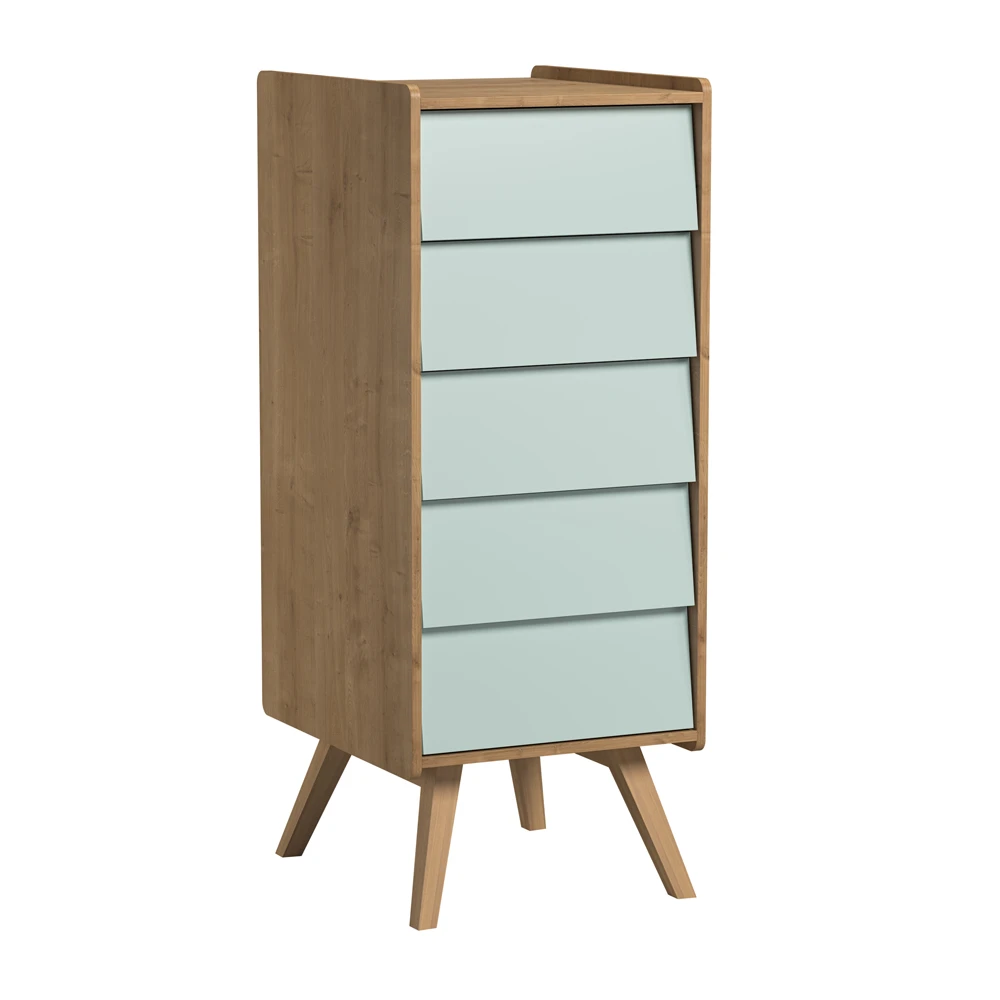 Chiffonnier Vintage Bois / Vert De Vox 1 Chiffonnier Vintage Bois / Vert De Vox