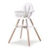 Chaise Haute Evolu 2 + Arceau Naturel/Blanc De Childhome