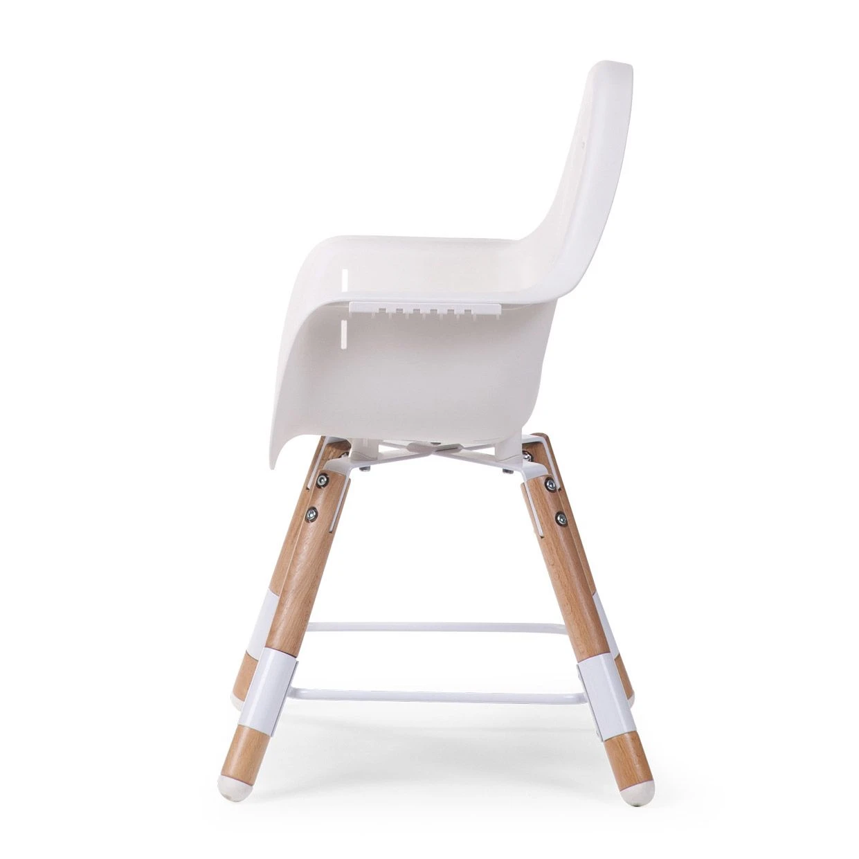 Chaise Haute Evolu 2 + Arceau Naturel/Blanc De Childhome 6 Chaise Haute Evolu 2 + Arceau Naturel/Blanc De Childhome – Image 6