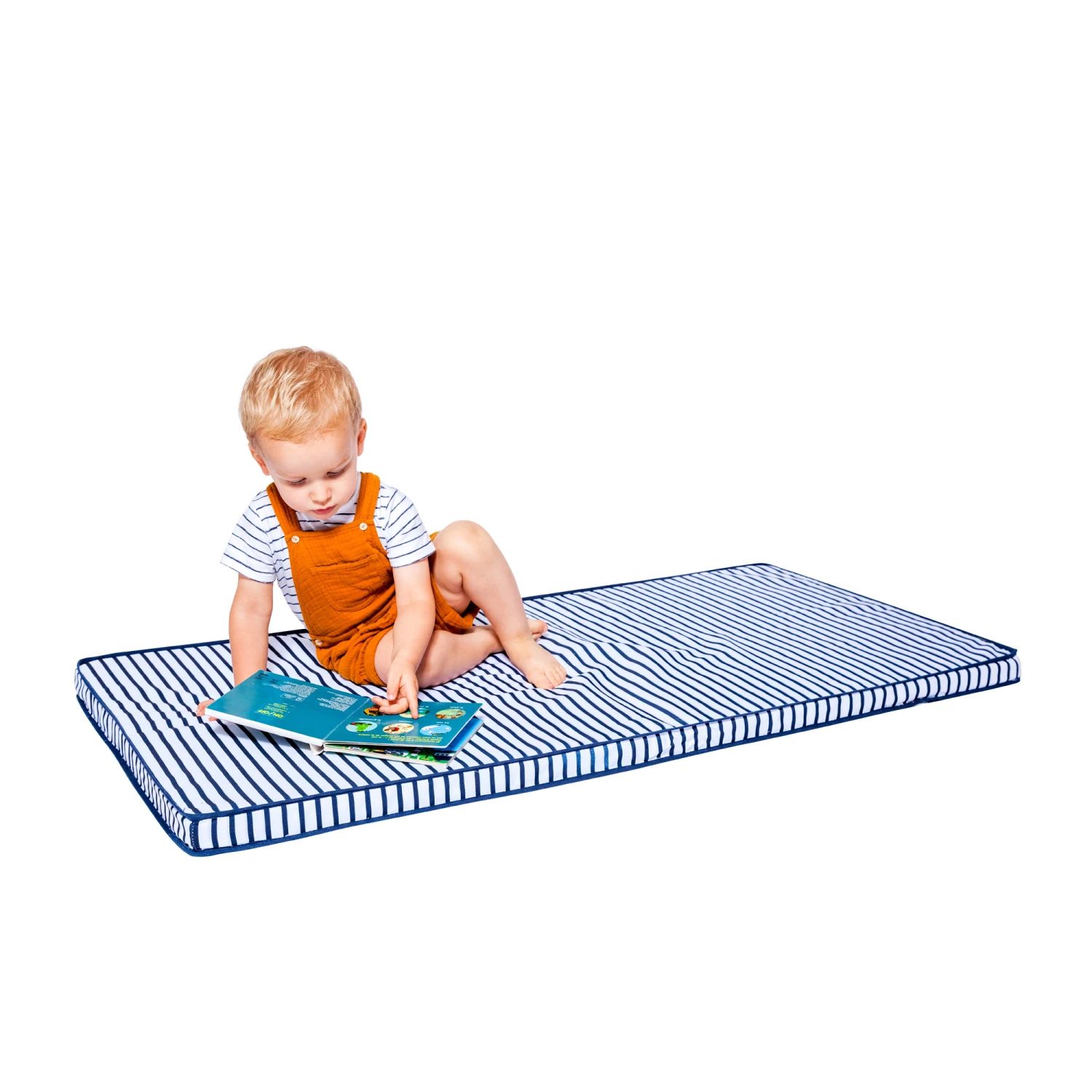 Tapis/Matelas De Sol Blue Stripes De Babytolove 5 Tapis/Matelas De Sol Blue Stripes De Babytolove – Image 5