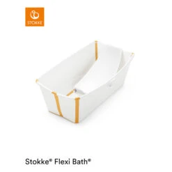 Baignoire Flexi Bath™ Blanc / Jaune De Stokke® -Bébé Produits Boutique 01121171 3