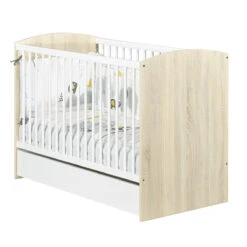 Paulin Tiroir De Lit 60x120 De Sauthon Baby's Sweet Home