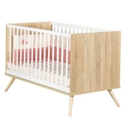 Seventies Little Big Bed 70x140 Chêne Doré De Sauthon Baby's Sweet Home -Bébé Produits Boutique 01124316 3