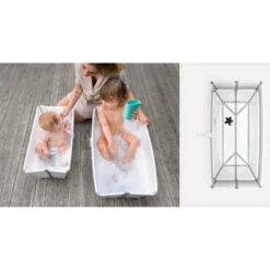 Baignoire Flexi Bath™ XL Transparent Bleu De Stokke® -Bébé Produits Boutique 01125189 3