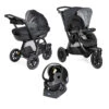 Poussette Trio Activ3 Top Dark Jet Black De Chicco
