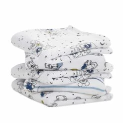 Lot De 5 Langes Musy 60x60 Mickey De Aden + Anais Essentials