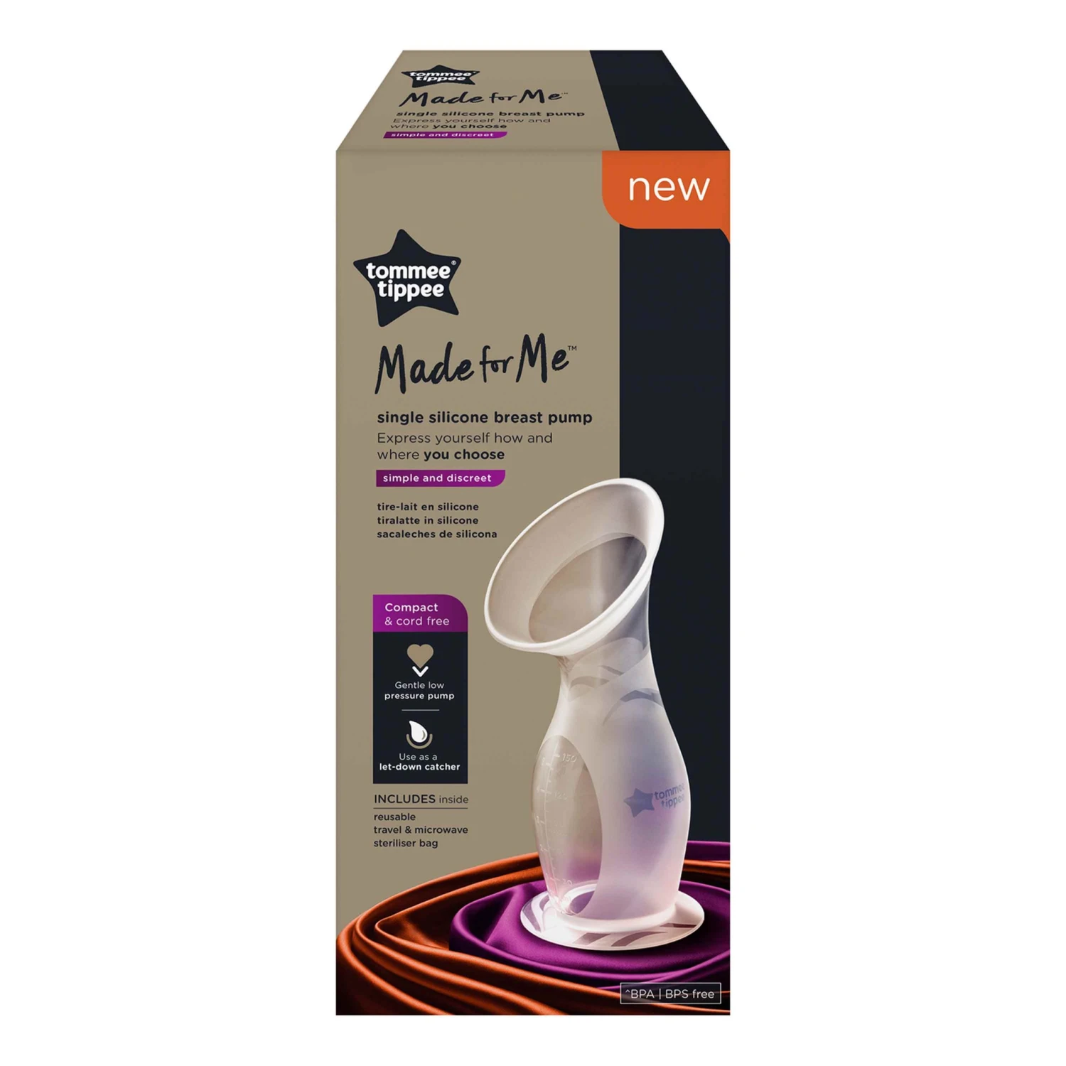 Tire-lait Nomade En Silicone Transparent De Tommee Tippee 3 Tire-lait Nomade En Silicone Transparent De Tommee Tippee – Image 3
