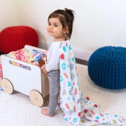 Lot De 2 Maxi Langes Wonder Woman De Aden + Anais Essentials -Bébé Produits Boutique 01136058 3 scaled