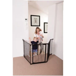 Barrière De Sécurité 3 Panneaux Newport AD Noir De Dreambaby -Bébé Produits Boutique 01140817 5