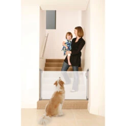 Barrière De Sécurité Rétractable 0-140 Cm Blanc De Dreambaby -Bébé Produits Boutique 01140818 4