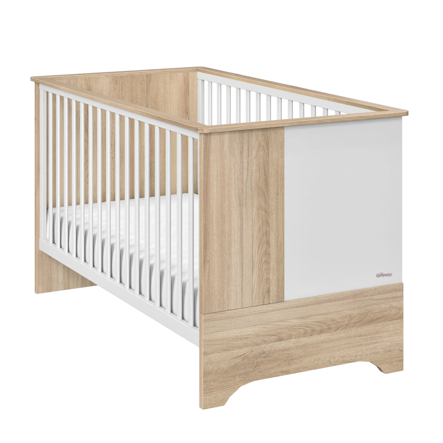 Sacha Lit 70x140 + Kit De Transformation Chêne De Galipette 1 Sacha Lit 70x140 + Kit De Transformation Chêne De Galipette