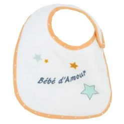 Lot De 7 Bavoirs Naissance Baby Love Garçon De Trois Kilos Sept -Bébé Produits Boutique 01141144 6
