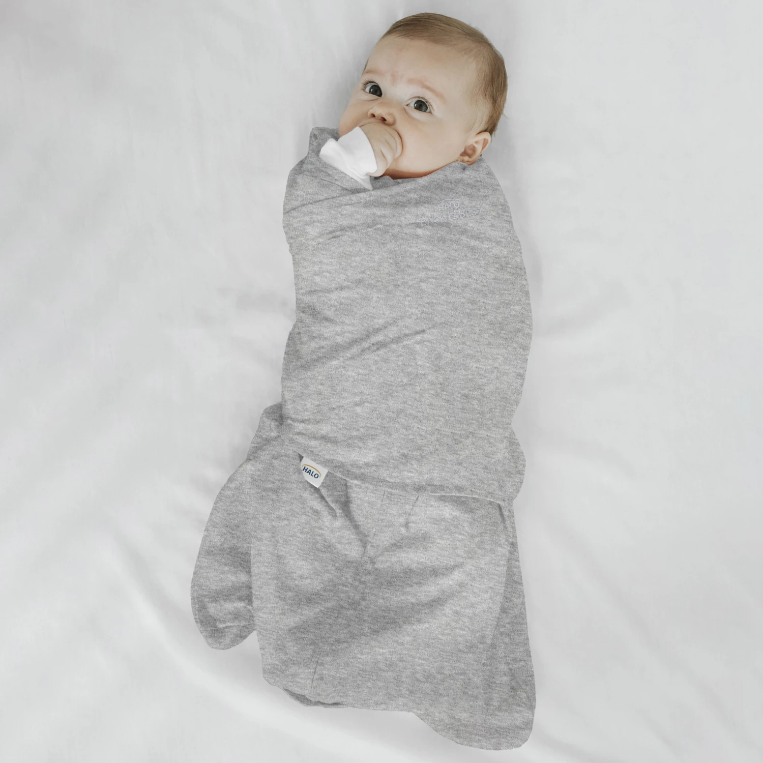 Lange D'emmaillotage 3 En 1 SleepSack® Gris 0-3 Mois De Halo 10 Lange D'emmaillotage 3 En 1 SleepSack® Gris 0-3 Mois De Halo – Image 10