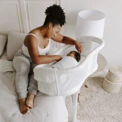 Berceau Pivotant 360° BassiNest® Premiere Blanc De Halo -Bébé Produits Boutique 01145484 9 scaled