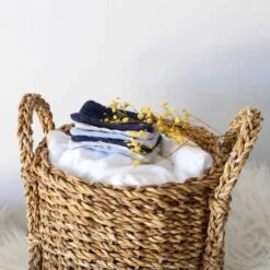 Lot De 6 Lingettes Lavable En Mousseline Blanc/bleu 10 X 10 Cm De Trois Kilos Sept 5 Lot De 6 Lingettes Lavable En Mousseline Blanc/bleu 10 X 10 Cm De Trois Kilos Sept -Bébé Produits Boutique 01146205 3