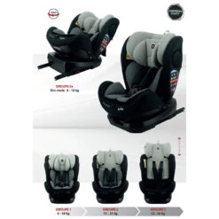 Siège Auto Robi SP 0+1/2/3 Gris De Formula Baby 7 Siège Auto Robi SP 0+1/2/3 Gris De Formula Baby -Bébé Produits Boutique 01146852 4