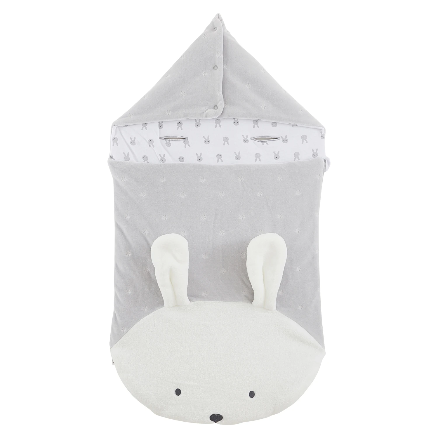 Lapin Nid D'ange Lapin Câlin Gris Taille Unique De P'tit Bisou 1 Lapin Nid D'ange Lapin Câlin Gris Taille Unique De P'tit Bisou