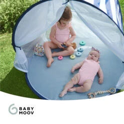 Tente Anti-UV Haute Protection 50+ Marinière Bleu De Babymoov -Bébé Produits Boutique 01148352 8