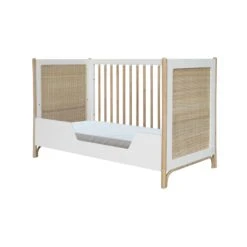 Océania Lit 60x120 Tressage Rotin Neige De Théo -Bébé Produits Boutique 01148522 4