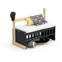 Berceau Cododo Confort Graphite Et Hêtre De AT4 -Bébé Produits Boutique 01149040 5