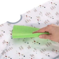 LÄSSIG Lot De 2 Bavoirs Manches Longues Avec Poche Tiny Farmer Mouton De Lässig -Bébé Produits Boutique 01149866 3
