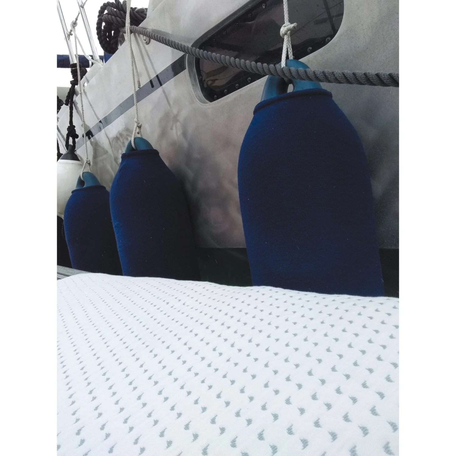 Matelas Bébé De Voyage Ocean Friendly Blanc/Bleu 60 X 120 Cm De Candide 5 Matelas Bébé De Voyage Ocean Friendly Blanc/Bleu 60 X 120 Cm De Candide – Image 5