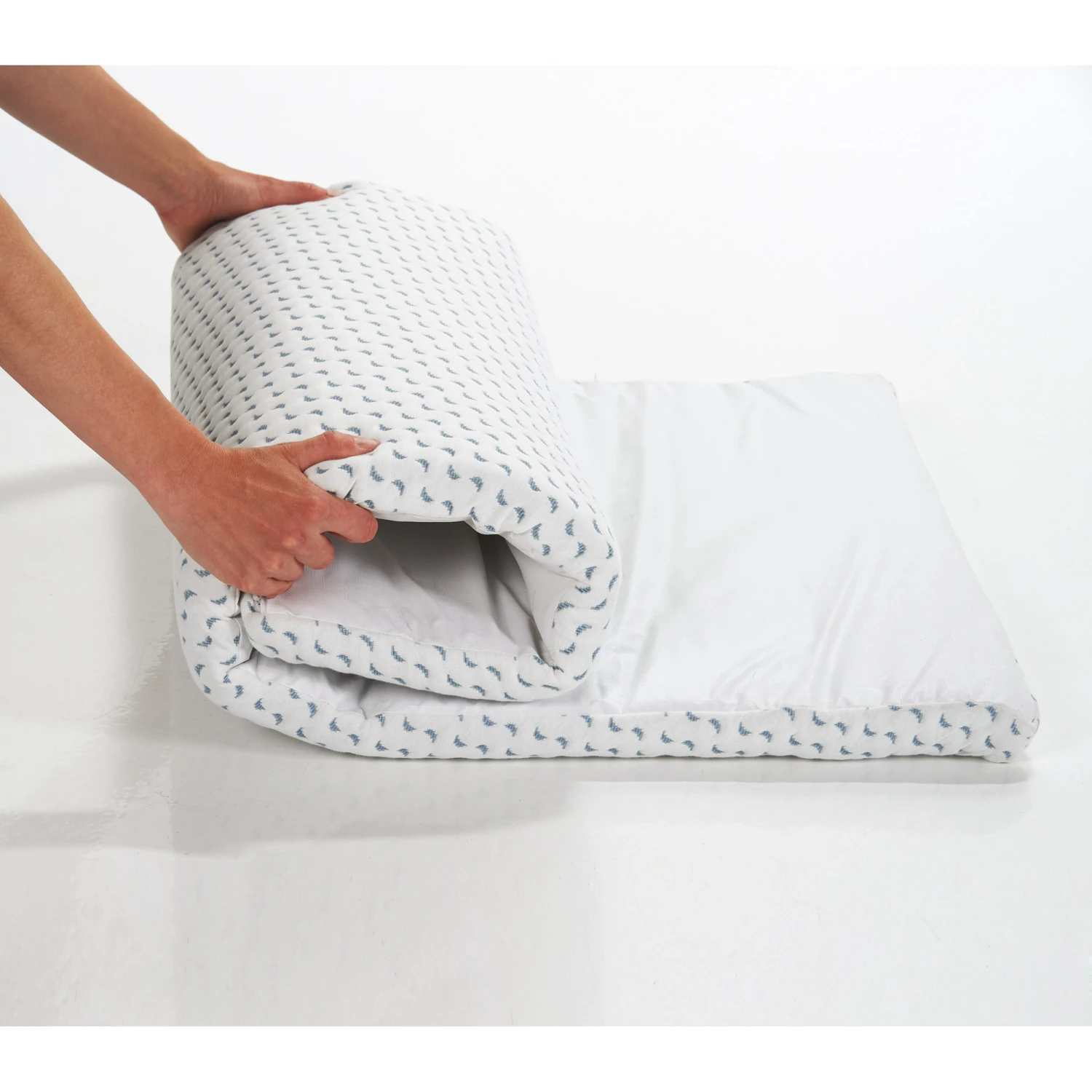 Matelas Bébé De Voyage Ocean Friendly Blanc/Bleu 60 X 120 Cm De Candide 6 Matelas Bébé De Voyage Ocean Friendly Blanc/Bleu 60 X 120 Cm De Candide – Image 6