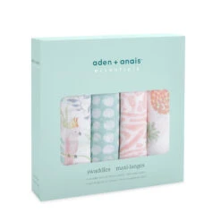 Lot De 4 Maxi-Langes Mousseline Tropicalia De Aden + Anais Essentials -Bébé Produits Boutique 01150913 7 scaled