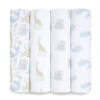 Lot De 4 Maxi-Langes Mousseline Natural History De Aden + Anais Essentials