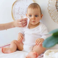 Rose & Lili Lot De 6 Lingettes Lavables Rose De Trois Kilos Sept -Bébé Produits Boutique 01156640 3