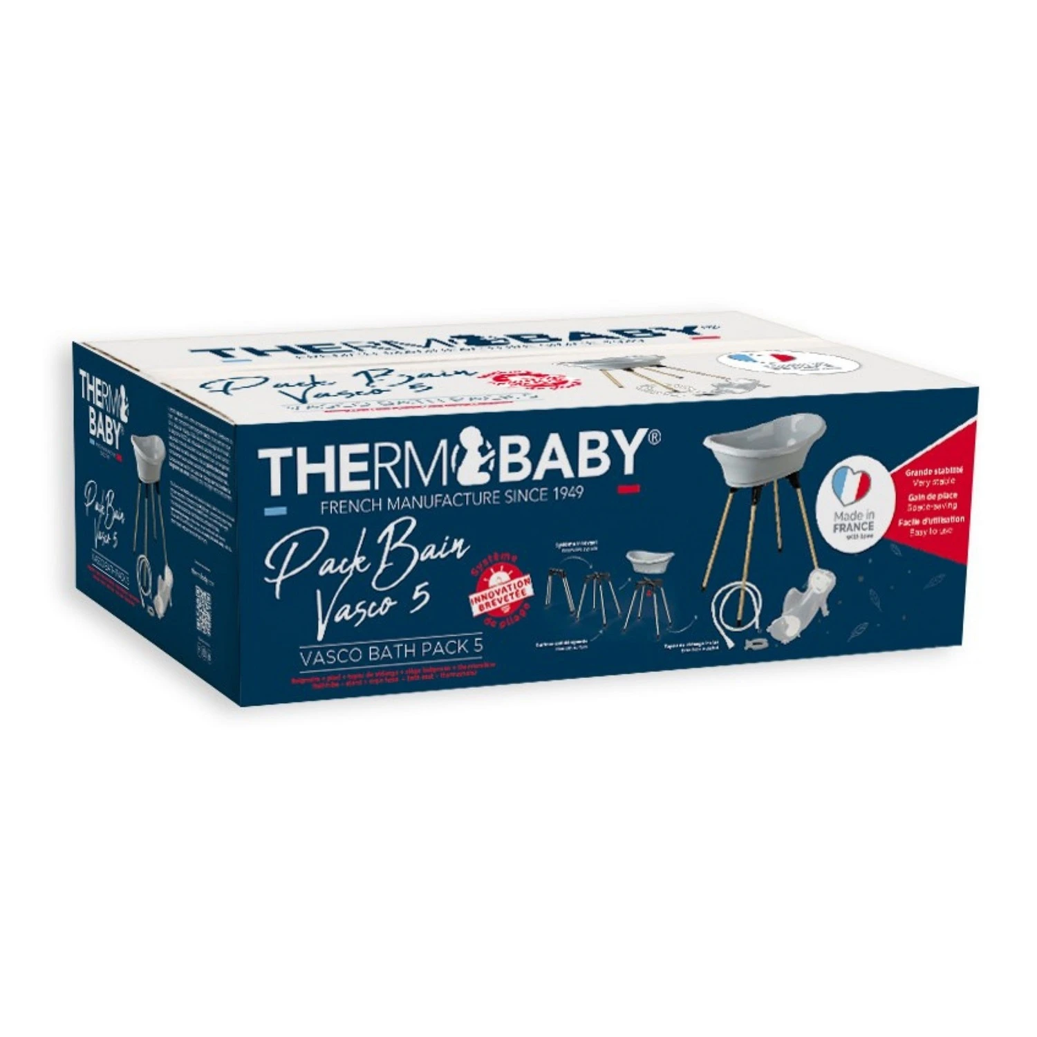 THERMOBABY® Pack Transat Vasco 5 En 1 Gris Charme De Thermobaby 10 THERMOBABY® Pack Transat Vasco 5 En 1 Gris Charme De Thermobaby – Image 10