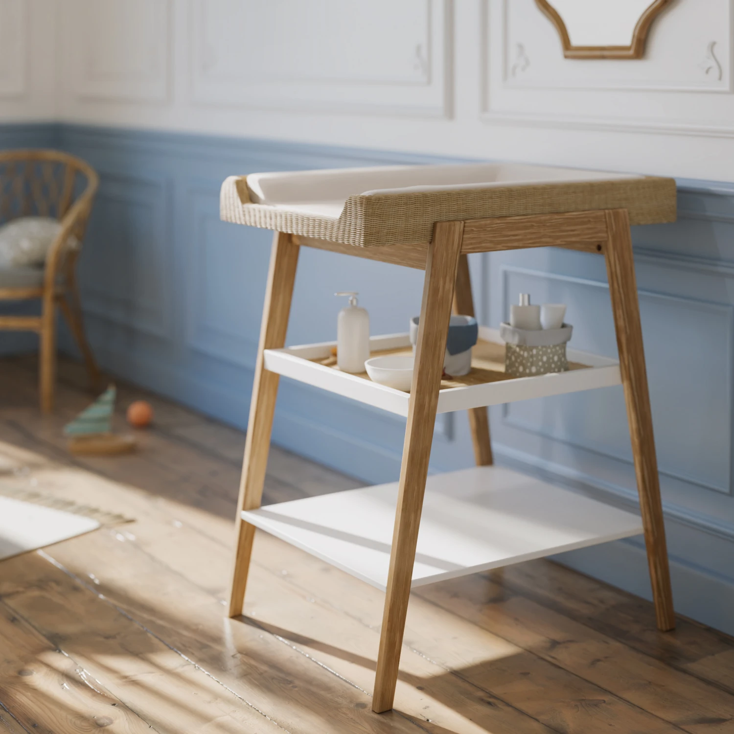 Marélia Table à Langer Neige De Théo 2 Marélia Table à Langer Neige De Théo – Image 2