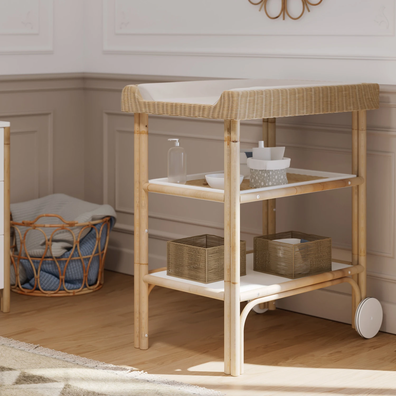 Océania Table à Langer Neige De Théo 2 Océania Table à Langer Neige De Théo – Image 2