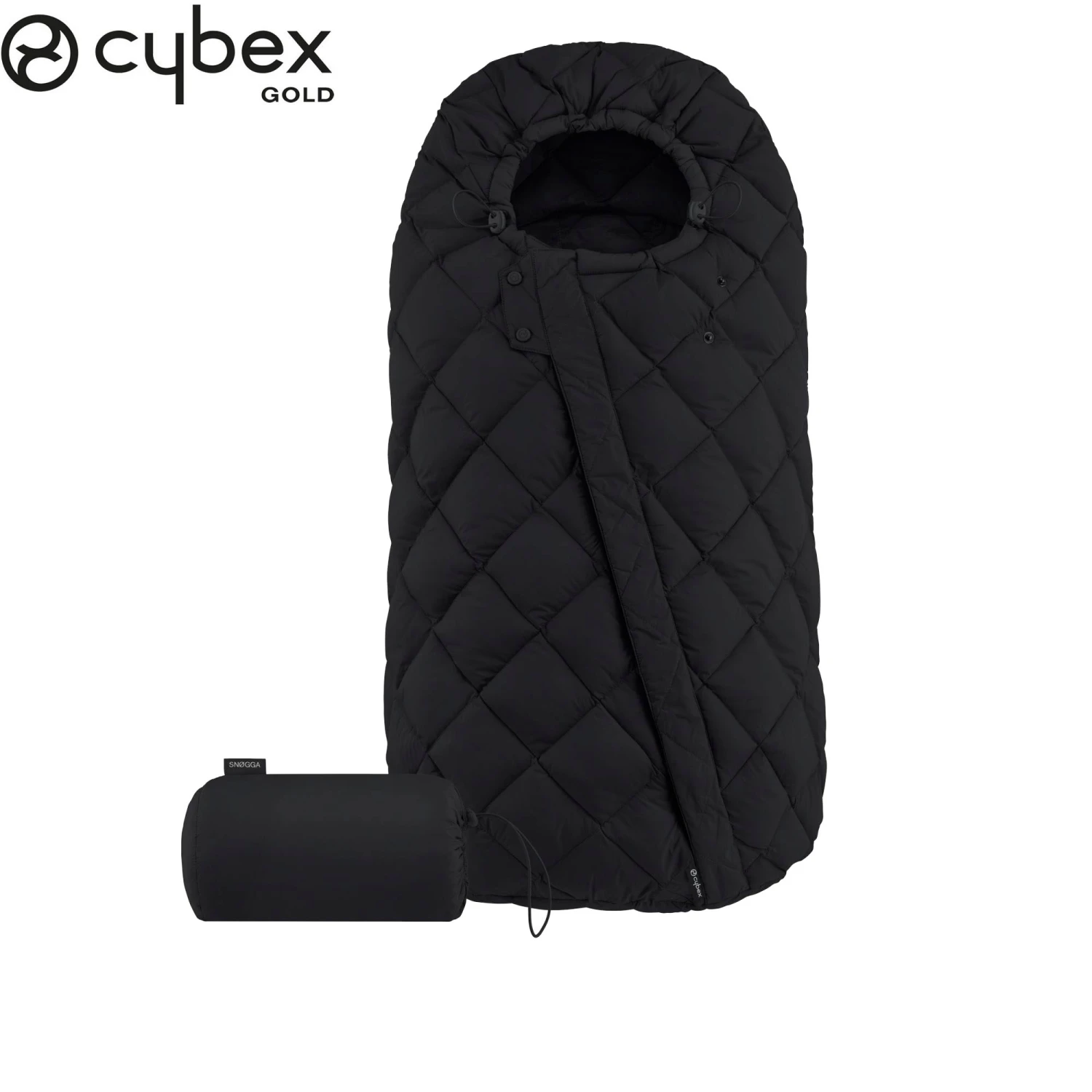 Chancelière Snogga 2 Deep Black De CYBEX 1 Chancelière Snogga 2 Deep Black De CYBEX