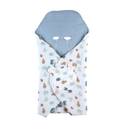 Mix & Match Couverture Promenade Mousseline Bio Jungle De Noukies