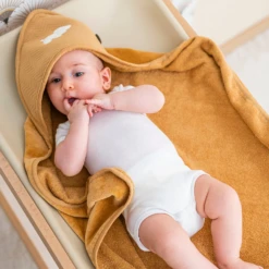 Charlie Cape De Bain Et Gant Caramel De Nattou -Bébé Produits Boutique 01168489 3