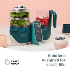 Nutribaby(+) Robot Multifonctions Bébé 6 En 1 Opal Green De Babymoov -Bébé Produits Boutique 01170551 9