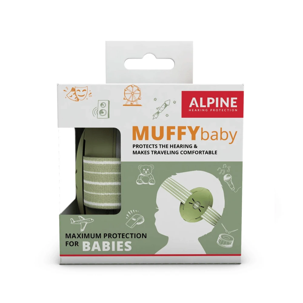 Casque Anti-bruit Muffy Baby Vert Olive De Alpine 4 Casque Anti-bruit Muffy Baby Vert Olive De Alpine – Image 4