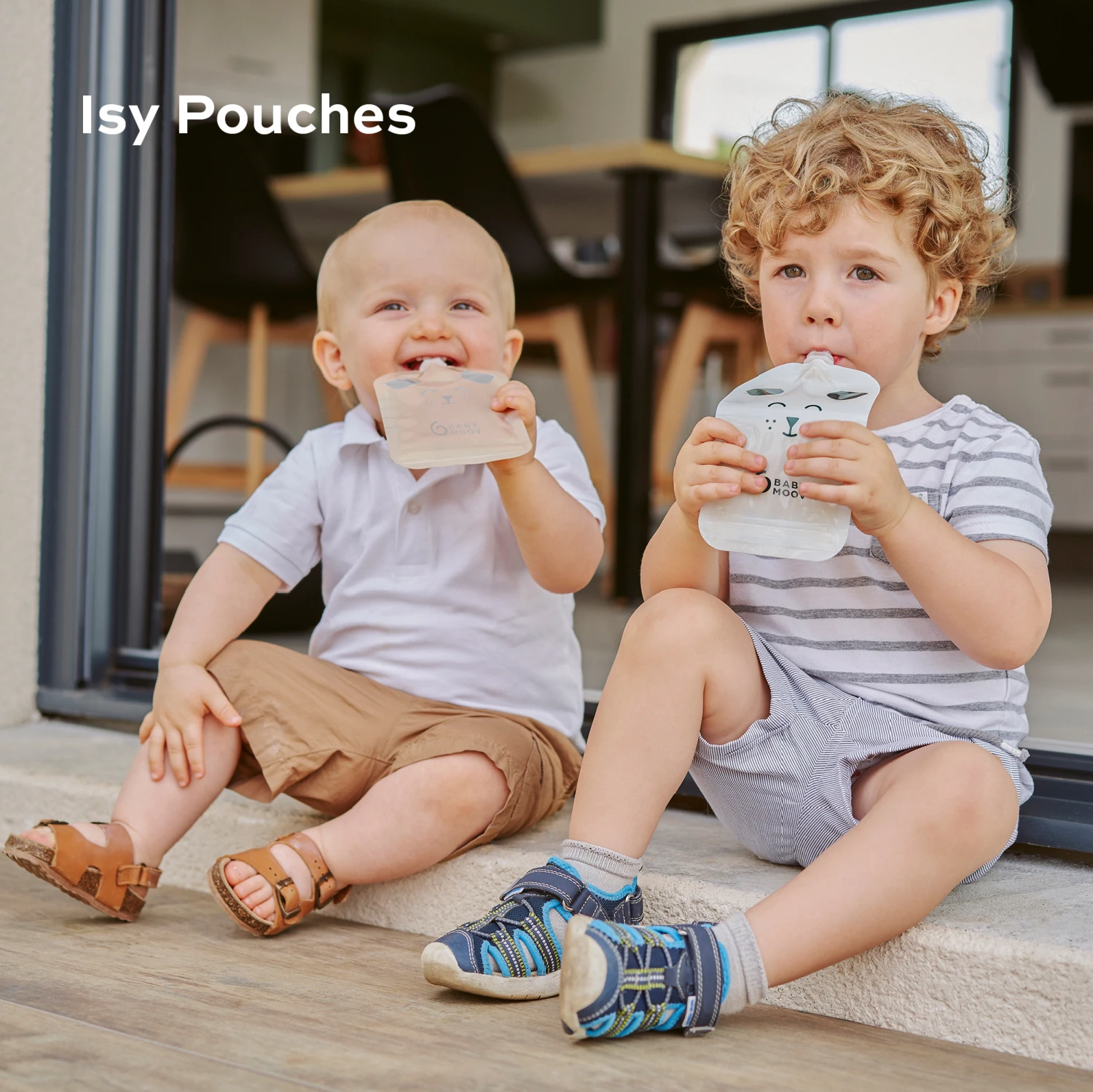 Lot De 20 Gourdes Réutilisables Isy Pouches 150 Ml De Babymoov 2 Lot De 20 Gourdes Réutilisables Isy Pouches 150 Ml De Babymoov – Image 2