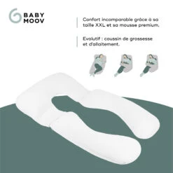 Coussin D'allaitement & De Grossesse Grand Format - B.Love XXL Mineral Gris De Babymoov 10 Coussin D'allaitement & De Grossesse Grand Format - B.Love XXL Mineral Gris De Babymoov -Bébé Produits Boutique 01172532 3
