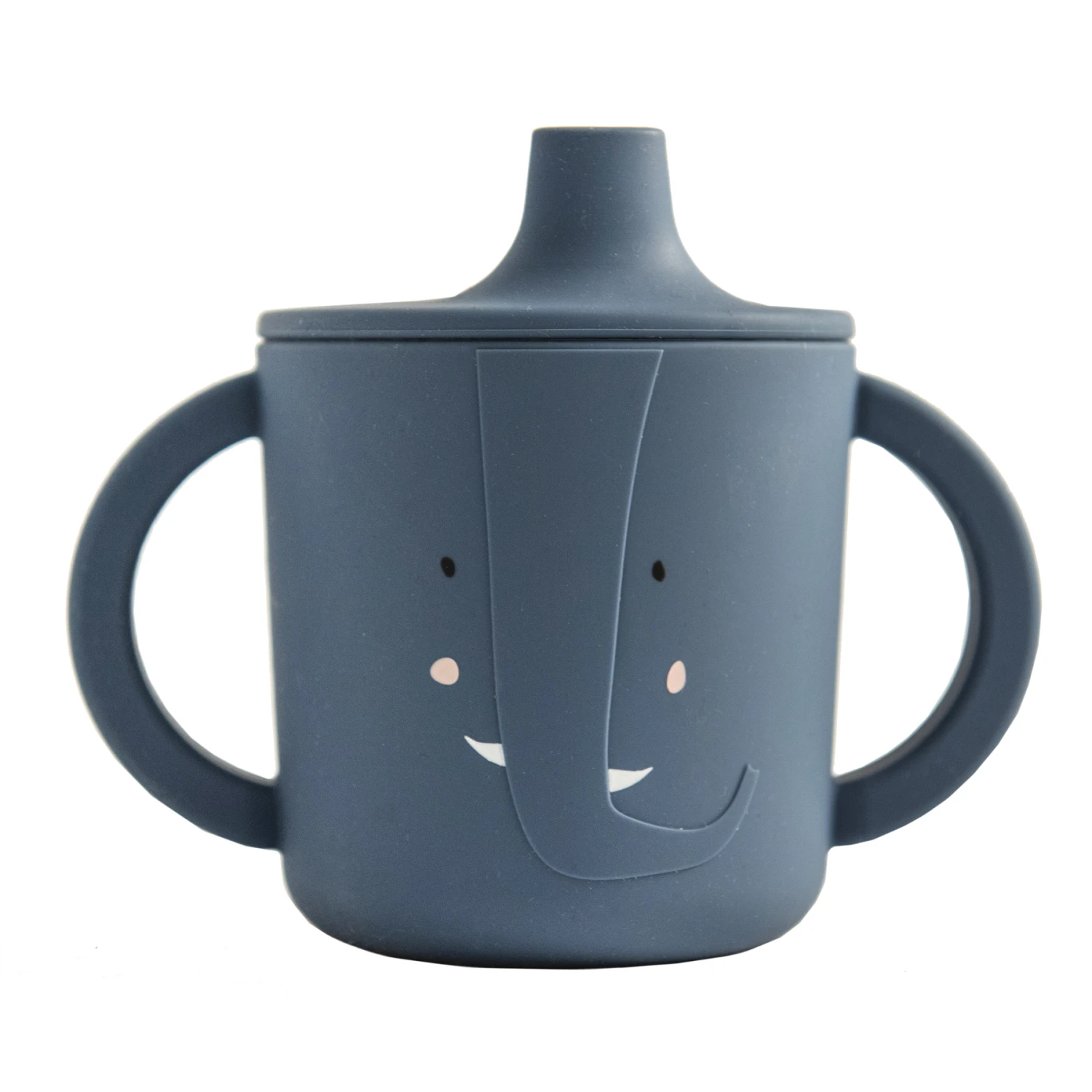 Tasse D'apprentissage Silicone Mrs. Elephant De Trixie 1 Tasse D'apprentissage Silicone Mrs. Elephant De Trixie